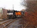 NS 2693 and BNSF 9280